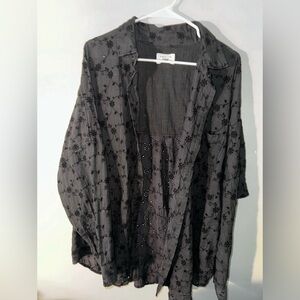 American eagle Oversized button up